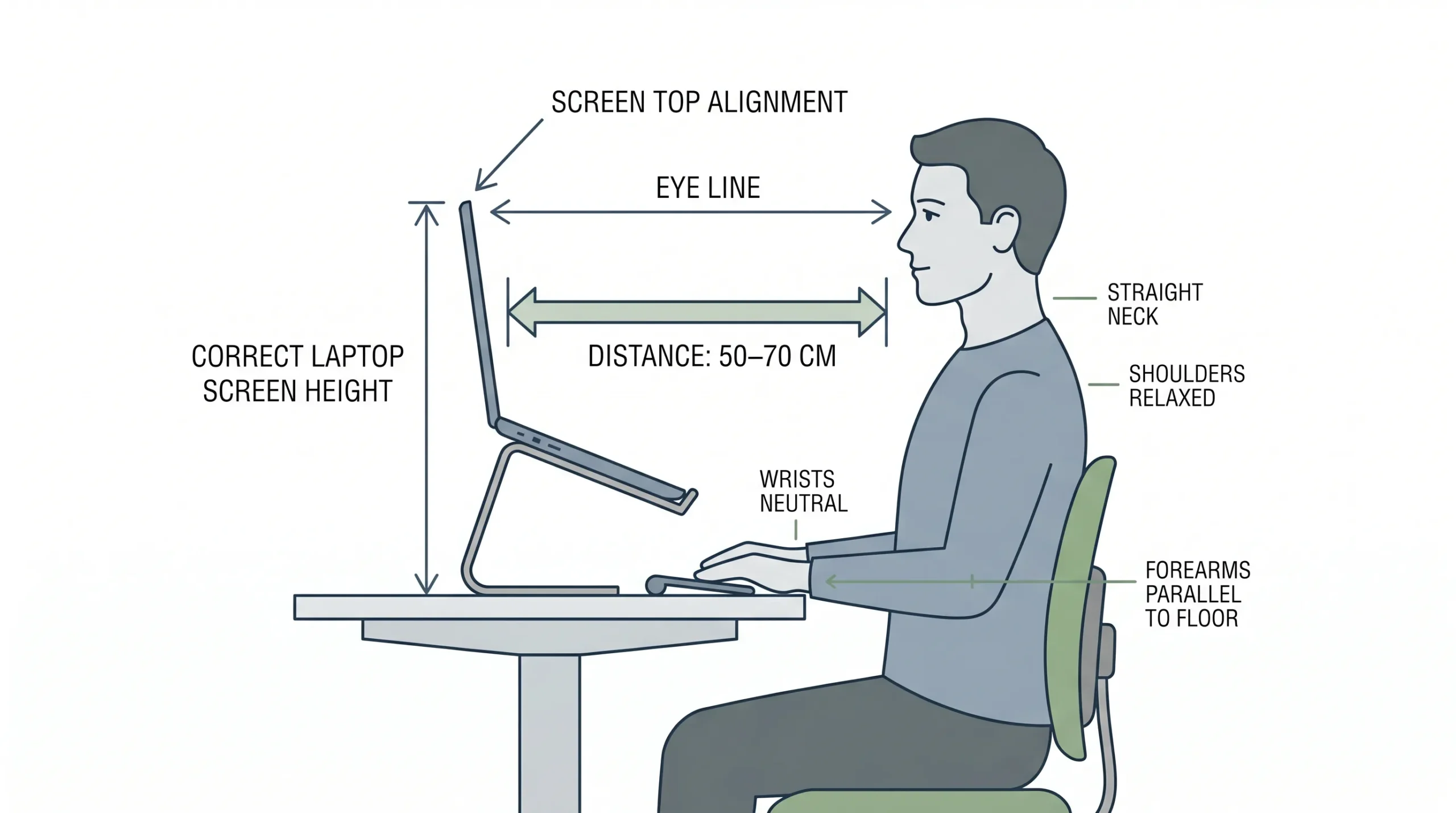 Correct Screen Height Diagram