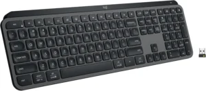 Best Ergonomic Keyboards for Neck Pain (2026): Picks That Actually Help 10 Logitech MX Keys S low-profile wireless keyboard on a clean desk