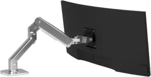 Ergotron HX Desk Monitor Arm for large ultrawide monitors