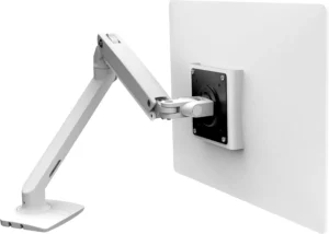 Ergotron MXV Desk Monitor Arm for standing desk monitor setup