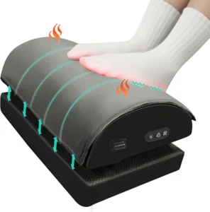 Snailax Foot Rest Under Desk at Work, Heated Under Desk Foot Stool