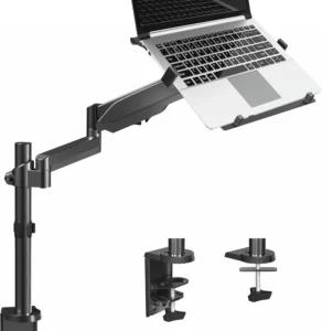 VIVO Pneumatic Arm Laptop Mount stand riser