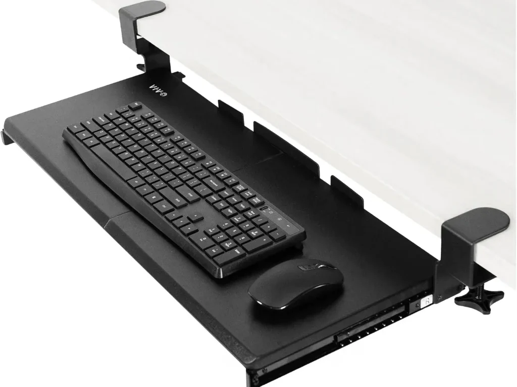 Best Keyboard Trays (2026): Measure Your Desk First, Then Choose 4 VIVO MOUNT-KB05E Desk Tray